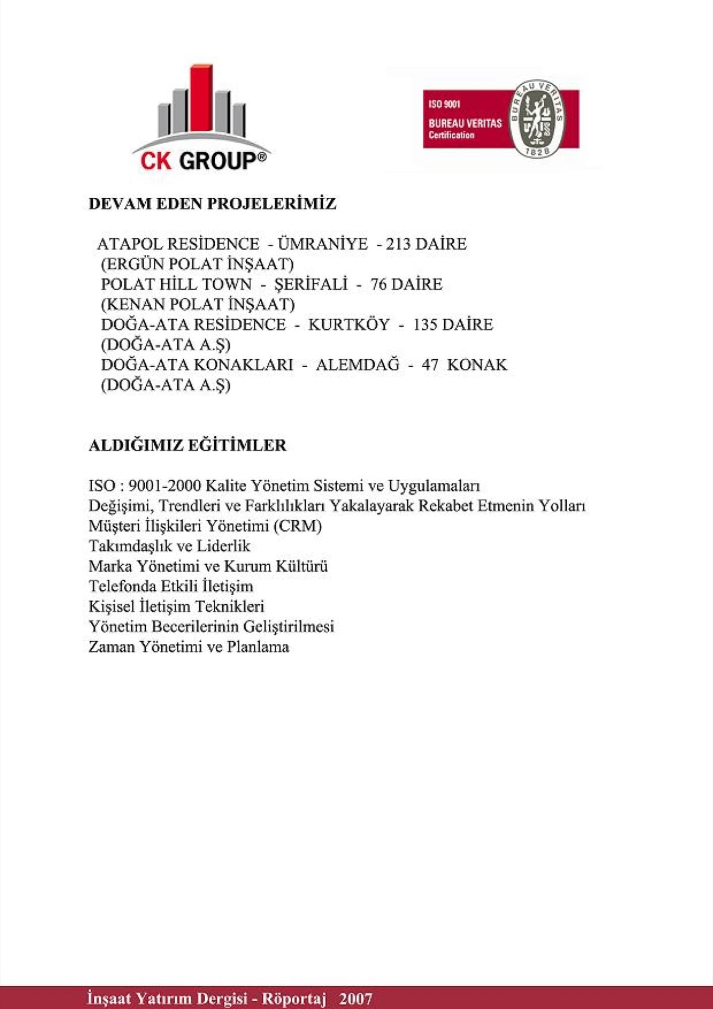 İnşaat Yatırım S.5
